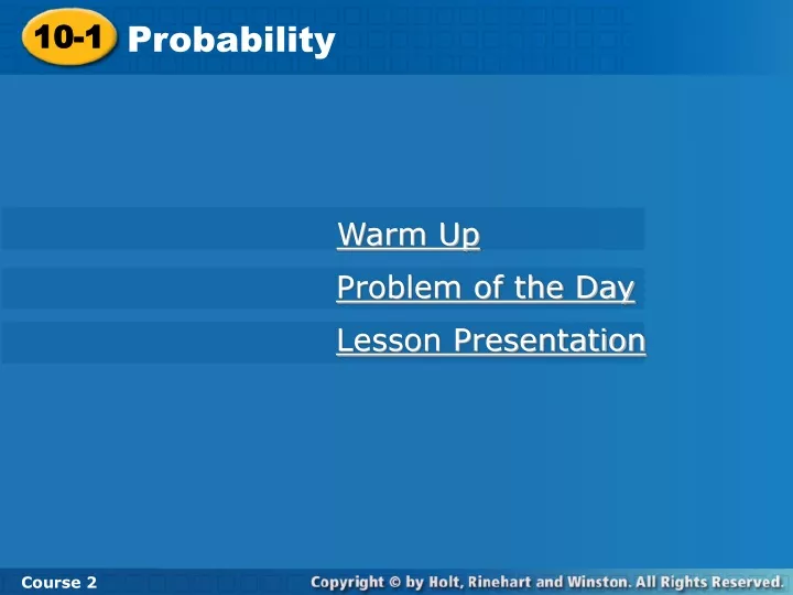 probability