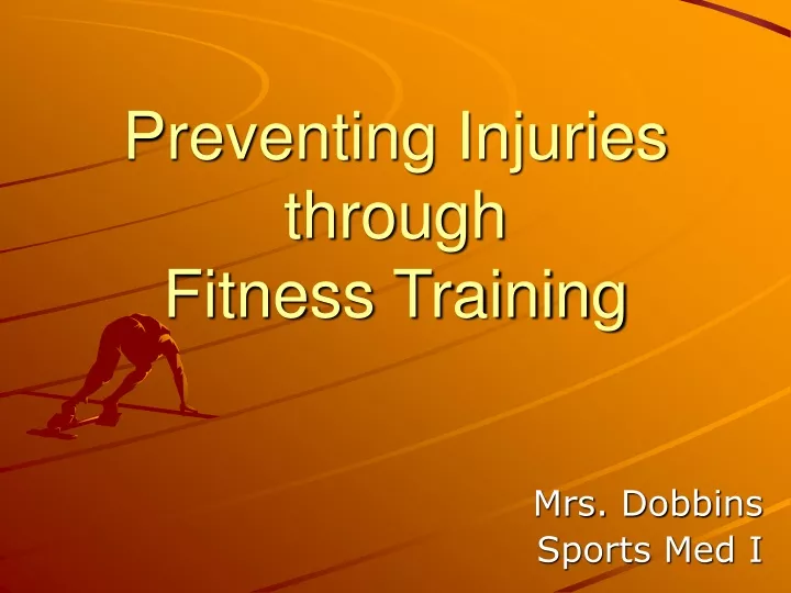 preventing injuries through fitness training