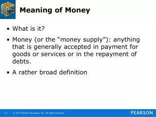 Meaning of Money