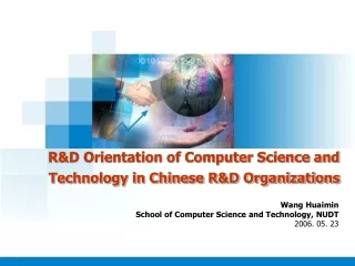 R&amp;D Orientation of Computer Science and Technology in Chinese R&amp;D Organizations