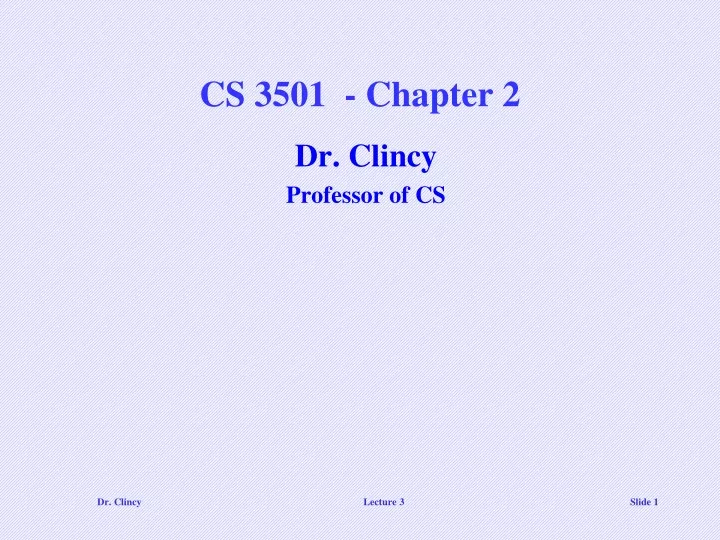 cs 3501 chapter 2