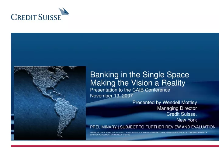 banking in the single space making the vision