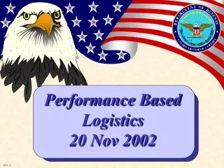 Performance Based Logistics 20 Nov 2002