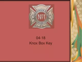 04-18 Knox Box Key