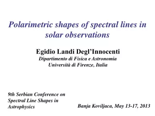Polarimetric shapes of spectral lines in solar observations