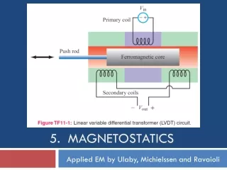 5.  Magnetostatics