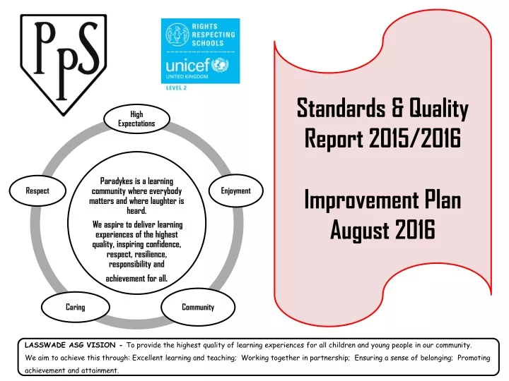standards quality report 2015 2016 improvement