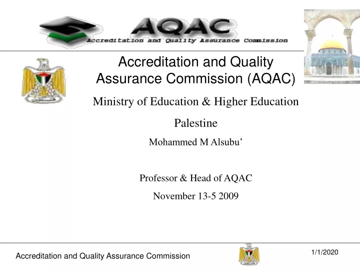accreditation and quality assurance commission