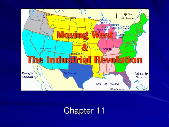 moving west the industrial revolution
