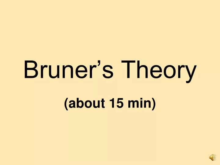 bruner s theory