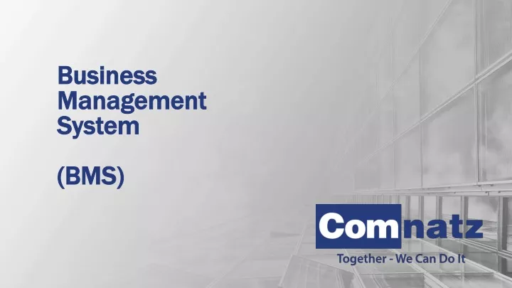 business management system bms