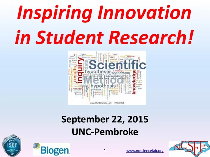 inspiring innovation in student research