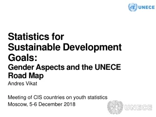 Statistics for Sustainable Development Goals: Gender Aspects and the UNECE Road Map