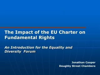 The Impact of the EU Charter on Fundamental Rights
