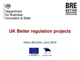UK Better regulation projects