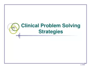 Clinical Problem Solving Strategies