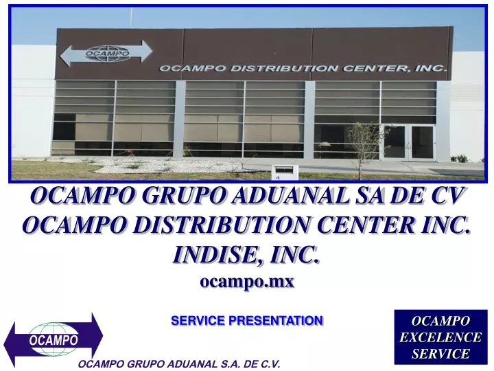 ocampo grupo aduanal sa de cv ocampo distribution