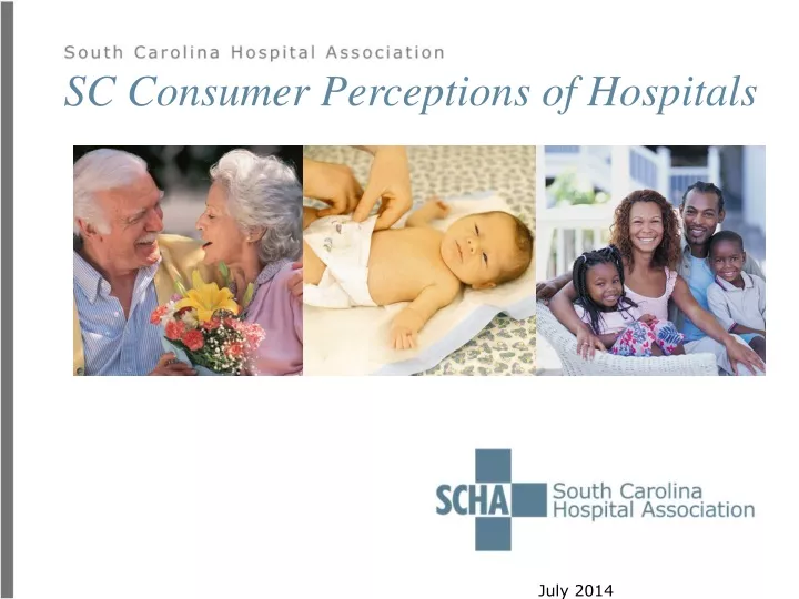 sc consumer perceptions of hospitals