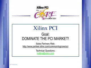Xilinx PCI