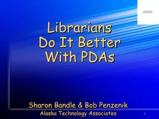 Librarians  Do It Better With PDAs