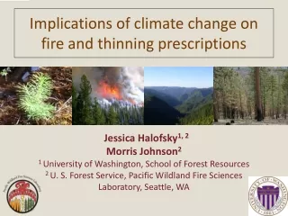 Implications of climate change on fire and thinning prescriptions