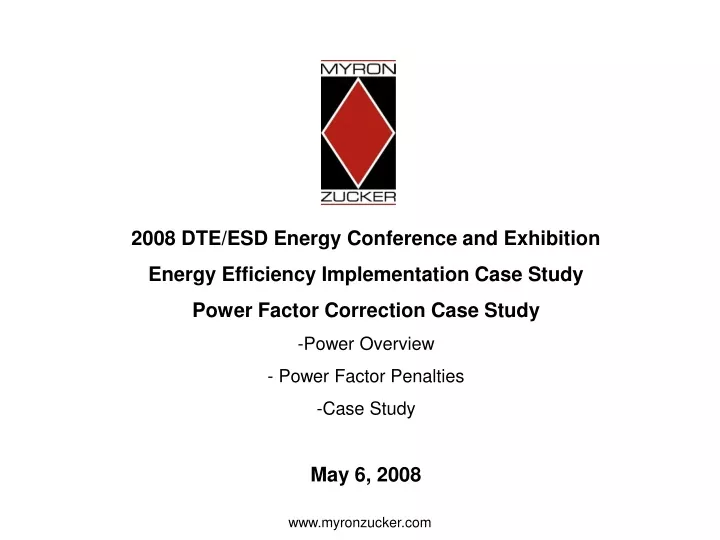 2008 dte esd energy conference and exhibition