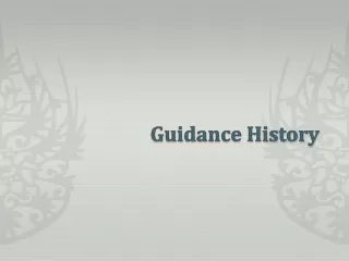 Guidance History