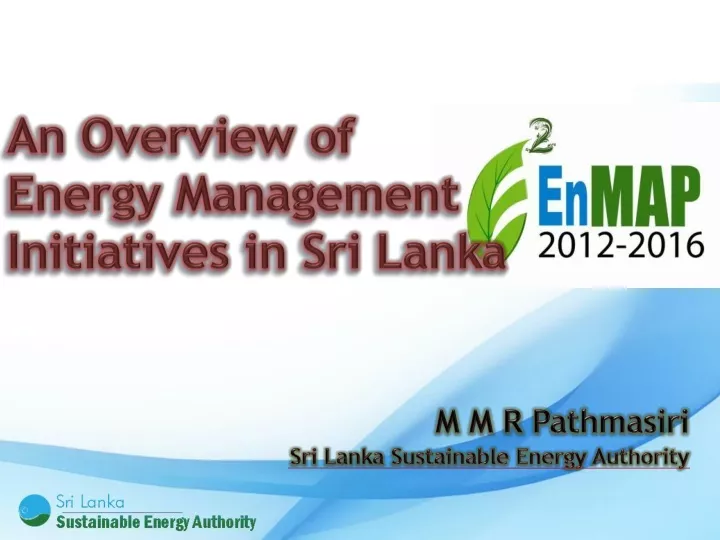an overview of energy management initiatives in sri lanka