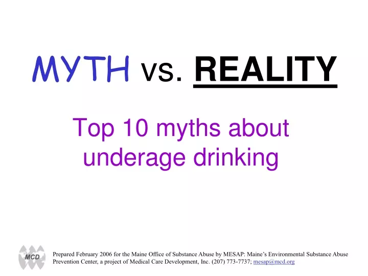 myth vs reality