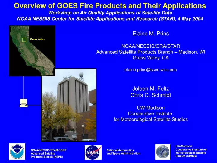 overview of goes fire products and their