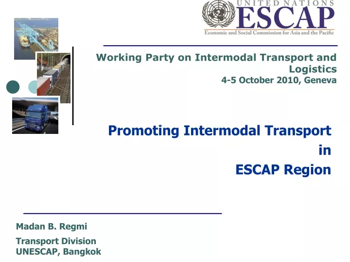 working party on intermodal transport
