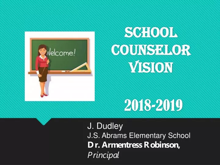 school counselor vision