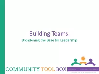 Building Teams: