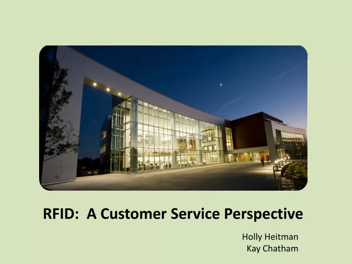 rfid a customer service perspective
