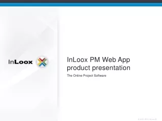 InLoox PM Web App product presentation