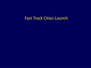 Fast Track Cities Launch