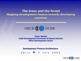 The trees and the forest Mapping development finance towards developing countries