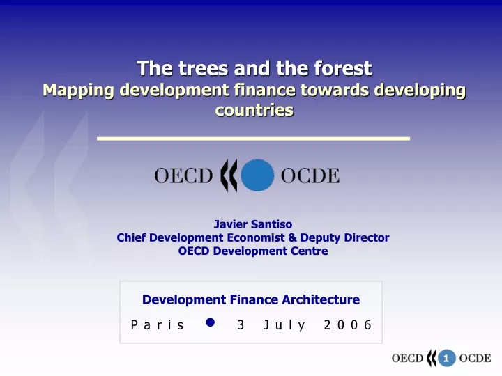 the trees and the forest mapping development finance towards developing countries