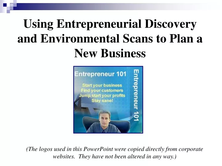 using entrepreneurial discovery and environmental