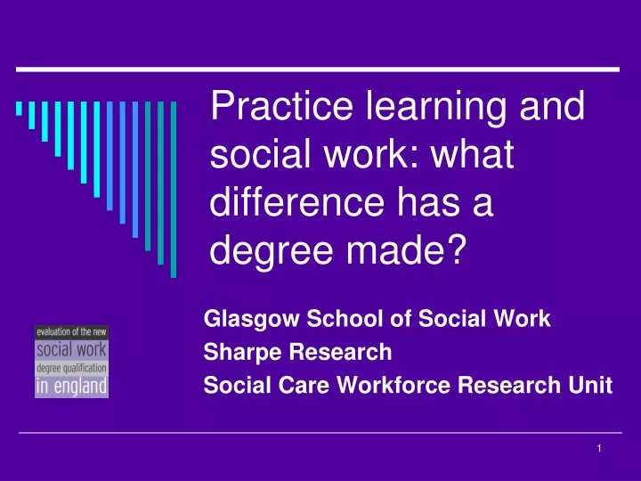 practice learning and social work what difference has a degree made