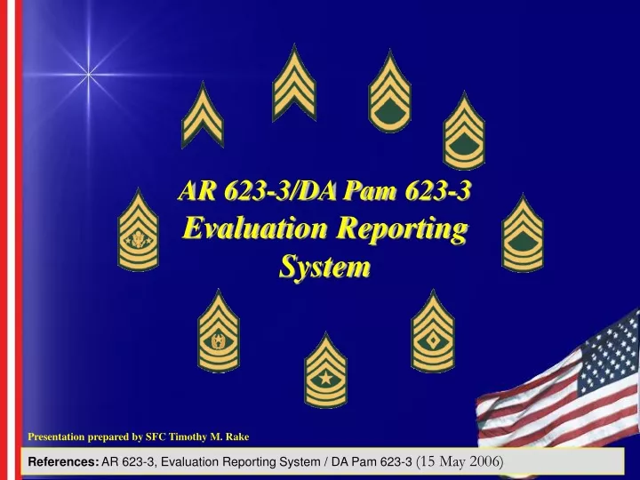 ar 623 3 da pam 623 3 evaluation reporting system