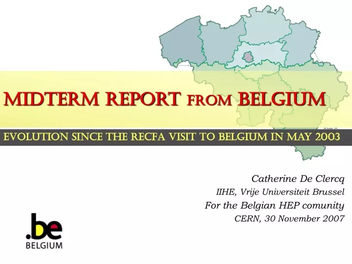 midterm report from belgium