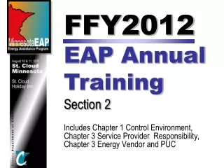 FFY2012  EAP  Annual  Training Section 2