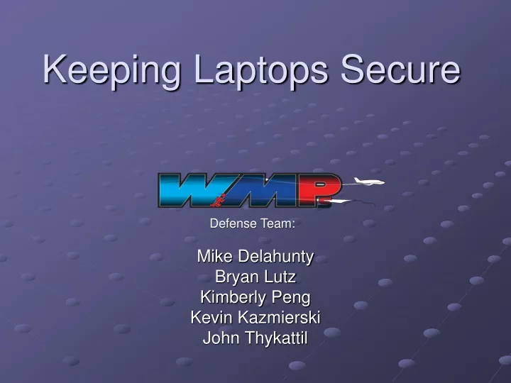 keeping laptops secure