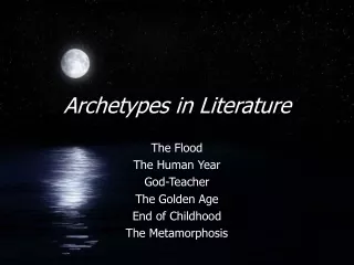 Archetypes in Literature