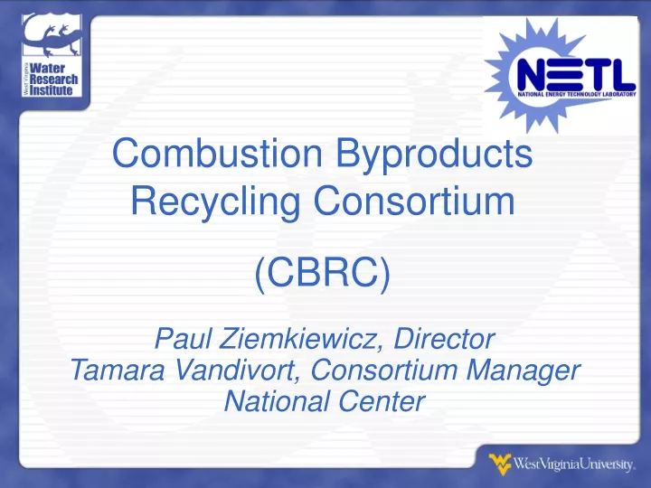 combustion byproducts recycling consortium cbrc