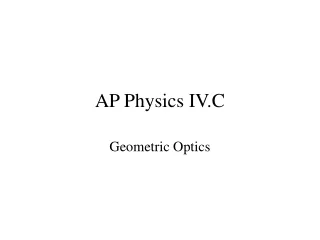 AP Physics IV.C