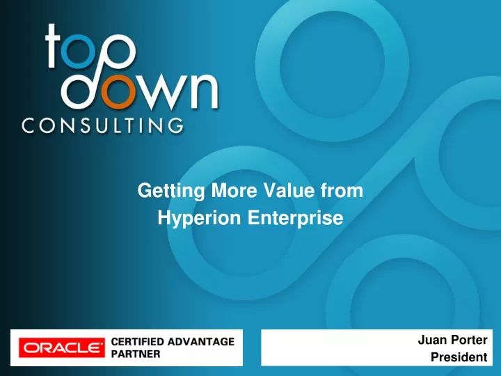 getting more value from hyperion enterprise