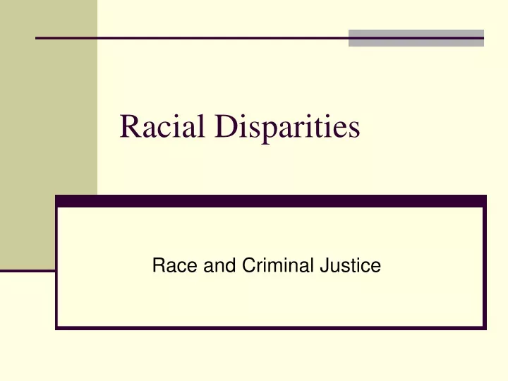 racial disparities