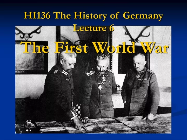 hi136 the history of germany lecture 6